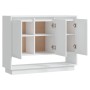 Aparador de madera contrachapada blanco 97x31x75 cm de vidaXL, Aparadores - Ref: Foro24-809530, Precio: 77,94 €, Descuento: %