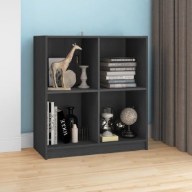 Solid gray pine wood sideboard 70x33x76 cm by vidaXL, Sideboards - Ref: Foro24-809950, Price: 42,39 €, Discount: %