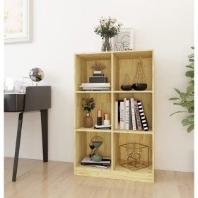 Solid pine wood shelf 70x33x110 cm by vidaXL, Bookcases and shelves - Ref: Foro24-809954, Price: 92,81 €, Discount: %