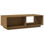 Mesa de centro de madera maciza pino marrón miel 110x50x33,5 cm de vidaXL, Mesas de centro - Ref: Foro24-809885, Precio: 56,8...