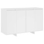 Weißes Sperrholz-Sideboard 120x41x75 cm von vidaXL, Sideboards - Ref: Foro24-809602, Preis: 130,99 €, Rabatt: %