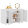 White plywood sideboard 120x41x75 cm by vidaXL, Sideboards - Ref: Foro24-809602, Price: 132,19 €, Discount: %