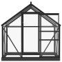 Anthracite gray aluminum glass greenhouse 155x103x191cm by vidaXL, Greenhouses - Ref: Foro24-3082333, Price: 571,99 €, Discou...