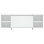 White plywood TV cabinet 130x35x50 cm by vidaXL, TV Furniture - Ref: Foro24-809584, Price: 83,99 €, Discount: %