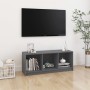 Mueble de TV madera maciza de pino gris 104x33x41 cm de vidaXL, Muebles TV - Ref: Foro24-809962, Precio: 58,61 €, Descuento: %