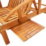 Sun loungers with table and cushions 2 pcs solid acacia wood by vidaXL, Loungers - Ref: Foro24-3077355, Price: 375,89 €, Disc...