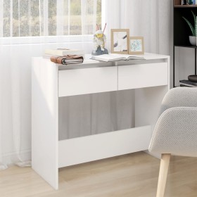 White plywood console table 89x41x76.5 cm by vidaXL, Side tables - Ref: Foro24-809566, Price: 65,41 €, Discount: %