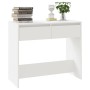 Mesa consola de madera contrachapada blanco 89x41x76,5 cm de vidaXL, Mesas auxiliares - Ref: Foro24-809566, Precio: 65,41 €, ...