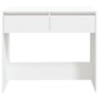 Mesa consola de madera contrachapada blanco 89x41x76,5 cm de vidaXL, Mesas auxiliares - Ref: Foro24-809566, Precio: 65,41 €, ...