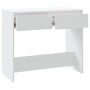 Mesa consola de madera contrachapada blanco 89x41x76,5 cm de vidaXL, Mesas auxiliares - Ref: Foro24-809566, Precio: 65,41 €, ...