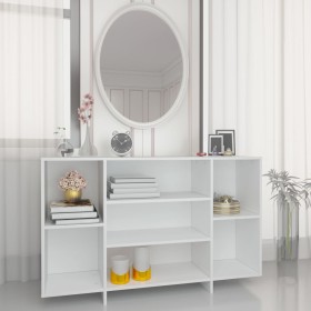 Aparador de madera contrachapada blanco 120x30x75 cm de vidaXL, Aparadores - Ref: Foro24-809620, Precio: 73,02 €, Descuento: %