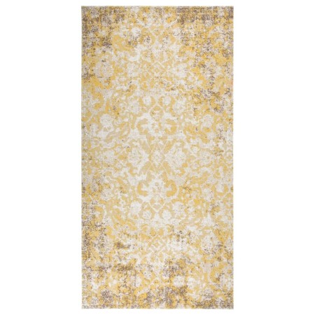 Yellow flat weave outdoor rug 100x200 cm by vidaXL, Outdoor protectors - Ref: Foro24-317045, Price: 40,31 €, Discount: %