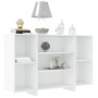 White plywood sideboard 120x30x75 cm by vidaXL, Sideboards - Ref: Foro24-809620, Price: 73,02 €, Discount: %