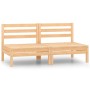 2 seater garden sofa solid pine wood by vidaXL, Outdoor sofas - Ref: Foro24-3082372, Price: 96,99 €, Discount: %