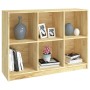 Solid pine wood bookshelf 104x33x76 cm by vidaXL, Bookcases and shelves - Ref: Foro24-809966, Price: 93,97 €, Discount: %