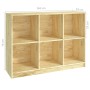 Solid pine wood bookshelf 104x33x76 cm by vidaXL, Bookcases and shelves - Ref: Foro24-809966, Price: 93,97 €, Discount: %