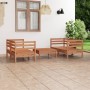 Gartenmöbel-Set 5-teilig aus massivem honigbraunem Kiefernholz von vidaXL, Gartensets - Ref: Foro24-3082400, Preis: 276,23 €,...