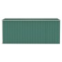 Cobertizo jardín pared acero galvanizado verde 118x382x178 cm de vidaXL, Cobertizos - Ref: Foro24-316229, Precio: 339,30 €, D...