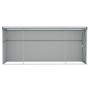 Cobertizo jardín pared acero galvanizado verde 118x382x178 cm de vidaXL, Cobertizos - Ref: Foro24-316229, Precio: 339,30 €, D...