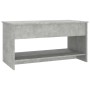 Concrete gray plywood coffee table 102x50x52.5cm by vidaXL, Coffee table - Ref: Foro24-809651, Price: 78,01 €, Discount: %