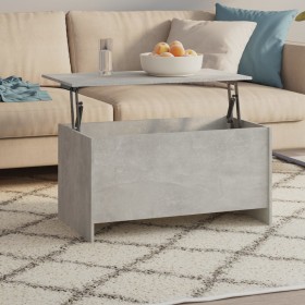 Engineered wood gray concrete coffee table 102x55.5x52.5 cm by vidaXL, Coffee table - Ref: Foro24-809669, Price: 79,18 €, Dis...