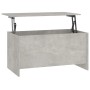 Mesa de centro madera ingeniería gris hormigón 102x55,5x52,5 cm de vidaXL, Mesas de centro - Ref: Foro24-809669, Precio: 79,9...