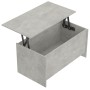 Mesa de centro madera ingeniería gris hormigón 102x55,5x52,5 cm de vidaXL, Mesas de centro - Ref: Foro24-809669, Precio: 79,9...