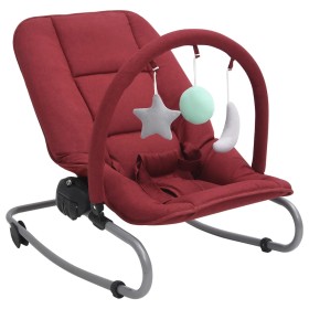 Baby-Schaukelhängematte aus rotem Stahl von vidaXL, Schaukelstühle und Babystühle - Ref: Foro24-10251, Preis: 53,99 €, Rabatt: %