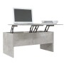 Mesa de centro contrachapada gris hormigón 102x50,5x46,5 cm de vidaXL, Mesas de centro - Ref: Foro24-809723, Precio: 101,92 €...