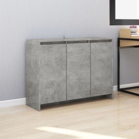 Beton grau Sperrholz Anrichte 102x33x75 cm von vidaXL, Sideboards - Ref: Foro24-809777, Preis: 100,38 €, Rabatt: %