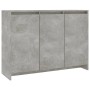 Aparador de madera contrachapada gris hormigón 102x33x75 cm de vidaXL, Aparadores - Ref: Foro24-809777, Precio: 106,35 €, Des...