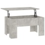 Mesa de centro madera contrachapada gris hormigón 79x49x41 cm de vidaXL, Mesas de centro - Ref: Foro24-809696, Precio: 58,88 ...