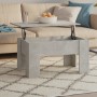 Concrete gray plywood coffee table 79x49x41 cm by vidaXL, Coffee table - Ref: Foro24-809696, Price: 58,99 €, Discount: %