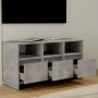 Mueble de TV madera contrachapada gris hormigón 102x37,5x52,5cm de vidaXL, Muebles TV - Ref: Foro24-809804, Precio: 95,92 €, ...