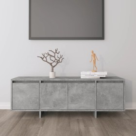 TV stand made of gray concrete plywood, measuring 120x30x40.5 cm. by vidaXL, TV Furniture - Ref: Foro24-809579, Price: 80,13 ...