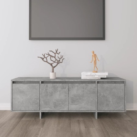 Beton grau Sperrholz TV-Ständer 120x30x40,5 cm von vidaXL, TV-Möbel - Ref: Foro24-809579, Preis: 76,11 €, Rabatt: %