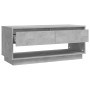 TV stand made of gray concrete plywood 102x41x44 cm by vidaXL, TV Furniture - Ref: Foro24-809489, Price: 65,24 €, Discount: %