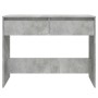 Engineered wood console table in concrete gray, 100x35x76.5 cm by vidaXL, Side tables - Ref: Foro24-809840, Price: 52,59 €, D...