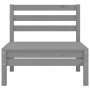 Garden furniture set 4 pieces solid gray pine wood by vidaXL, Garden sets - Ref: Foro24-3082449, Price: 158,04 €, Discount: %