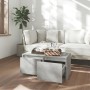 Concrete gray engineered wood coffee table 90x50x41.5 cm by vidaXL, Coffee table - Ref: Foro24-809822, Price: 65,33 €, Discou...