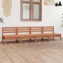 4-piece solid pine wood garden furniture set in honey brown. by vidaXL, Garden sets - Ref: Foro24-3082485, Price: 195,99 €, D...