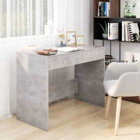 Concrete gray plywood desk 101x50x76.5 cm by vidaXL, Desks - Ref: Foro24-809561, Price: 74,75 €, Discount: %