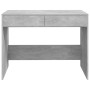 Escritorio de madera contrachapada gris hormigón 101x50x76,5 cm de vidaXL, Escritorios - Ref: Foro24-809561, Precio: 74,75 €,...