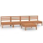 Garden furniture set 5 pieces solid honey brown pine wood by vidaXL, Garden sets - Ref: Foro24-3082490, Price: 241,77 €, Disc...