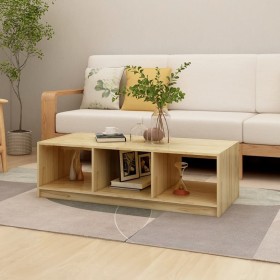 Mesa de centro de madera maciza de pino 110x50x34 cm de vidaXL, Mesas de centro - Ref: Foro24-809912, Precio: 72,99 €, Descue...