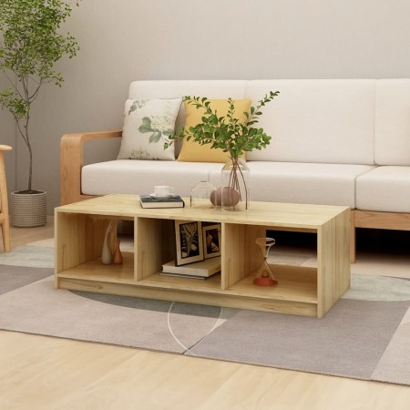 Couchtisch aus massivem Kiefernholz, 110 x 50 x 34 cm von vidaXL, Couchtisch - Ref: Foro24-809912, Preis: 71,96 €, Rabatt: %