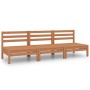 3-piece solid pine wood garden furniture set in honey brown. by vidaXL, Garden sets - Ref: Foro24-3082445, Price: 164,39 €, D...