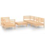 6-piece solid pine wood garden furniture set by vidaXL, Garden sets - Ref: Foro24-3082472, Price: 279,06 €, Discount: %