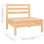 6-piece solid pine wood garden furniture set by vidaXL, Garden sets - Ref: Foro24-3082472, Price: 279,06 €, Discount: %