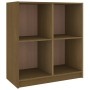 Aparador madera maciza de pino marrón miel 70x33x76 cm de vidaXL, Aparadores - Ref: Foro24-809951, Precio: 64,18 €, Descuento: %